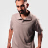 Grey Textured Polo
