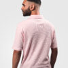 Pink V-Neck Polo