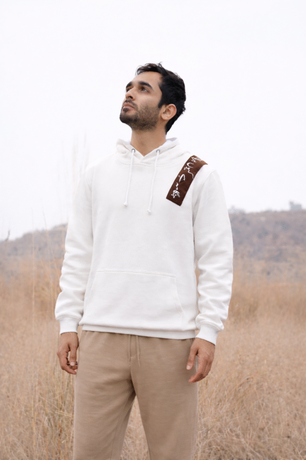 MUDĀA CORE - Off white Hoodie
