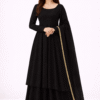 Zarmina Black – Elegant Anarkali Set
