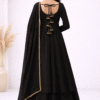 Zarmina Black – Elegant Anarkali Set