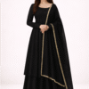 Zarmina Black – Elegant Anarkali Set